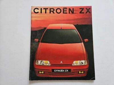CITROEN ZX 32 PAGES SALES BROCHURE 1992 1993 - Image 1 of 4