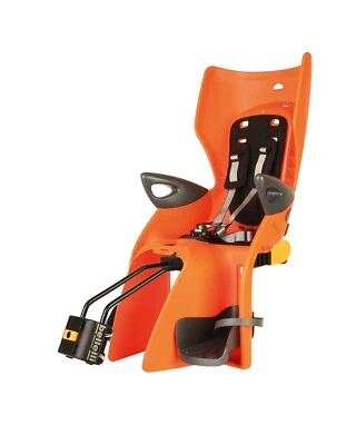 Seggiolino bici posteriore Bellelli Summer Dark Orang attacco telaio reclinabile - Immagine 1 di 4