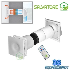 SALVATORE Wärmerückgewinnung Ø100 Fernbedienung kontrollierte Lüftungüftung - Bild 1 von 9