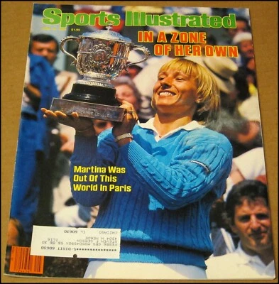 6/18/1984 Sports Illustrated Martina Navratilova NBA Finals Celtics vs Lakers - Image 1 of 4