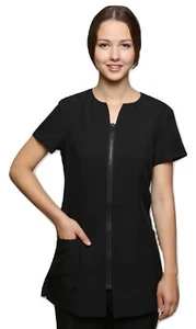 Zeeba Beauty Tunic Hairdressing Spa Nail Salon Therapist Massage Top Uniform - Picture 1 of 5