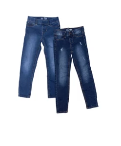 Wonder Nation Girl’s Jeggings Size Medium 6/6X Medium Wash Pull-On Bottoms - Picture 1 of 7