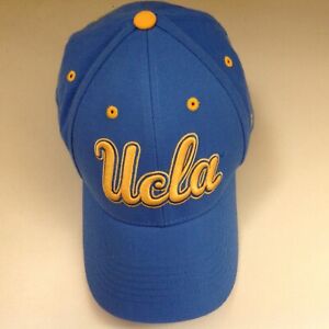 UCLA Bruins NCAA Cap Hat Top of the World (Three Logos) Strapback Blue & Yellow