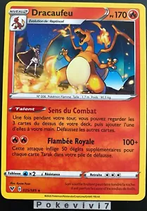 Carte Pokemon DRACAUFEU 025/185 Rare Epée et Bouclier 4 EB04 FR NEUF - Foto 1 di 1