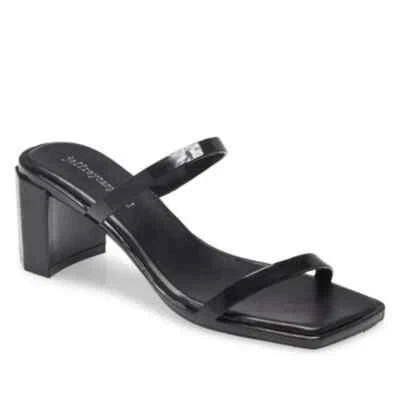Jeffrey Campbell Jamm-3 Jelly Negro Toboganes Talla 10 Mujer NUEVO Foto 1 de 4