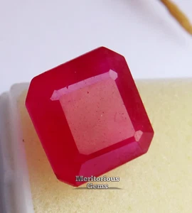 Red Beryl Utah Excellent best offer 10 Ct Radiant Cut NATURAL Loose Gemstone - Picture 1 of 4