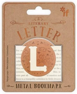 IF Letters L Literary Bookmark - Imagen 1 de 1