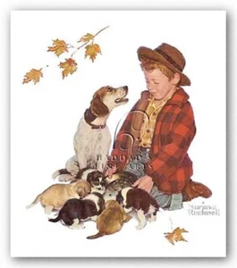 ART PRINT Pride of Parenthood by Norman Rockwell Image Size 11 x 14 - Picture 1 of 1