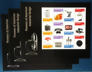 Forever Stamps Pioneers of American Industrial Design Bogenscheibe 12 Lot 3 =36 - Bild 1 von 2