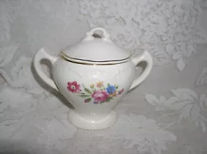 Zuccheriera Stetson Heritage Ware rosa blu giallo fiori fiori smerlati - Foto 1 di 4