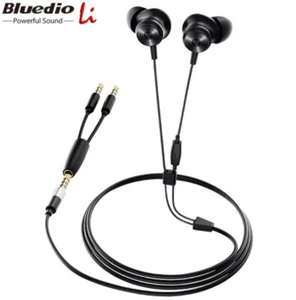 Bluedio Li Wired Earphone Sports HiFi Stereo Earbuds, Y-shape Wire Built-in Mic - Bild 1 von 7