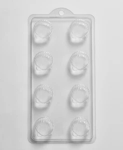 Scallop Shells Soap Mould - 16 Cavity - Pack of 10 - Picture 1 of 1