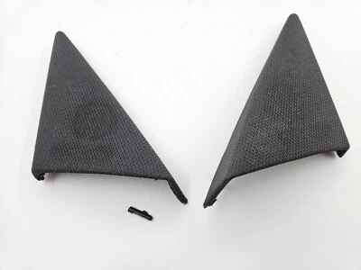 DOOR SPEAKER FABRIC COVER JAGUAR XK8 X100 TWEETER CORNER TRIANGLE PAIR TWEETER - Image 1 of 4