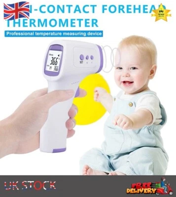 Infrared Forehead Thermometer No-Touch Digital Temperature Gun for Adults & Kids - Image 1 of 4