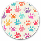 2 x Vinyl Stickers 30cm - Cool Funky Paw Prints Animals Pets  Cool Gift #8479