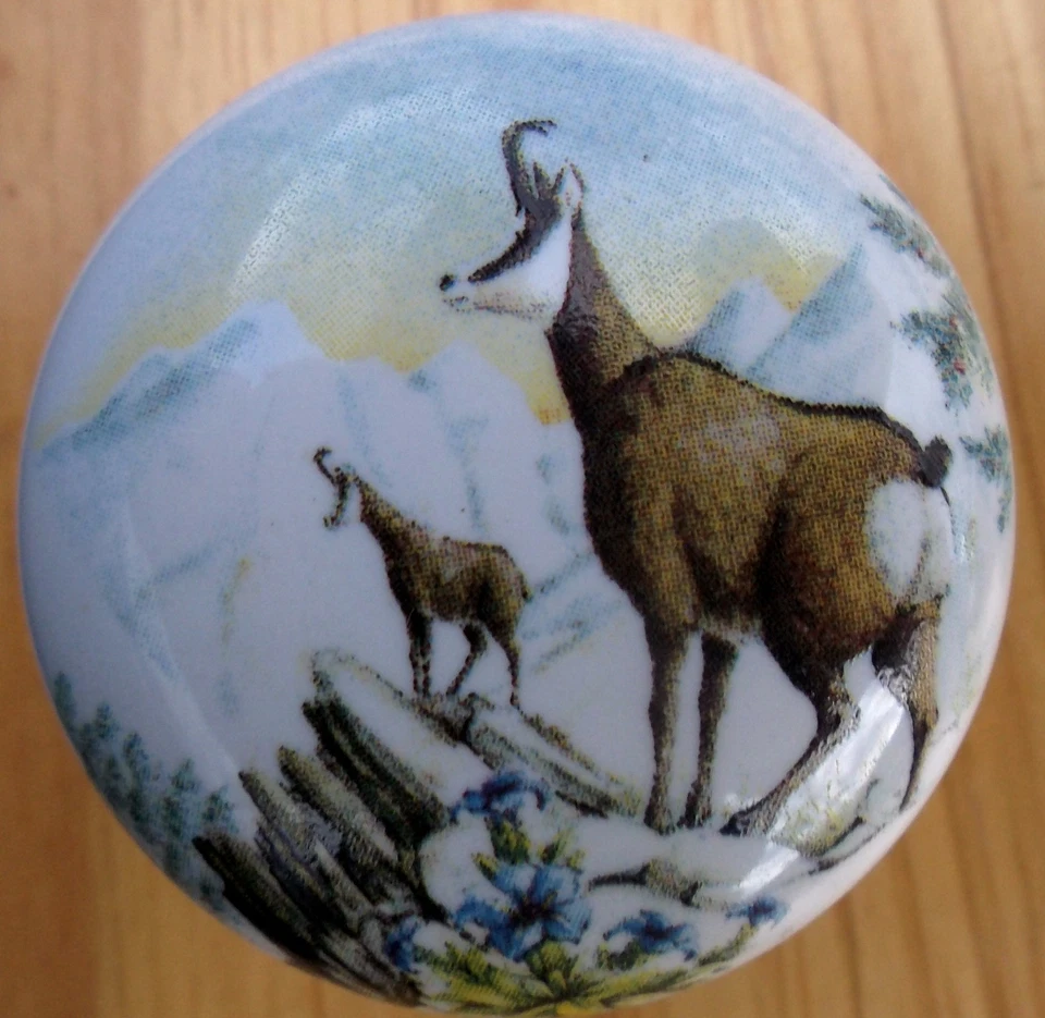 Perillas de gabinete Mountain Goat #1 vida silvestre Foto 1 de 1