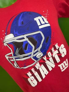 NFL New York Giants 100% Cotton Red T-Shirt Youth Large 14-16 - Picture 1 of 3