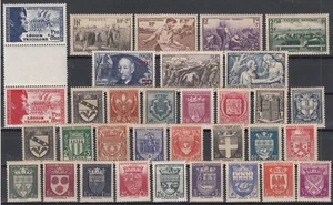 PF23010/ FRANCE – 1940 / 1942 MINT SEMI MODERN SELECTION – CV 220 $ - Picture 1 of 2