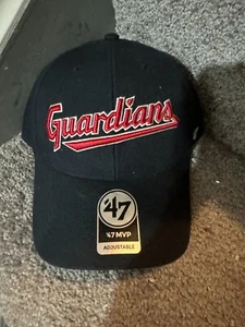 Cleveland Indians Guardians '47 Brand hat cap Adjustable new MVP MLB navy blue - Picture 1 of 2