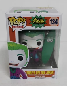 POP FUNKO #134 *THE JOKER SURFS UP* w/SURFBOARD BATMAN CLASSIC TV SERIES FP346 - Picture 1 of 6