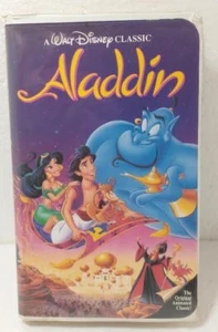 ALADDIN (VHS Tape, 1993) Disney Black Diamond #1662 pre-owned NOT TESTED - Picture 1 of 12