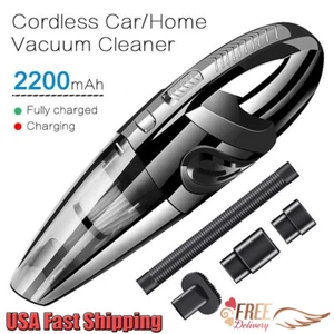 Handheld Vacuum Cordless Hand Vacuum Cleaner Rechargeable Home Hand Wet&Dry Vac - Picture 1 of 8