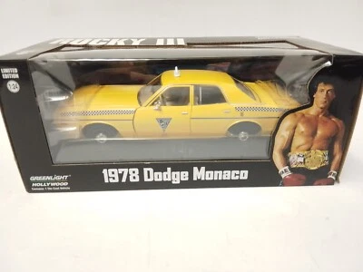 Greenlight Dodge Monaco TAXI Rocky III 1978 1/24 84161 - Immagine 1 di 3