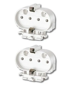2pcs - 2G11 Fluorescent Lamp Holder/Socket For PL-L&TC-L lamps BJB (256-91 2 pc) - Picture 1 of 4
