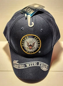 Mütze Kappe USA marineblau bestickt Logo verstellbar Erwachsene/Teens NEU - Bild 1 von 8