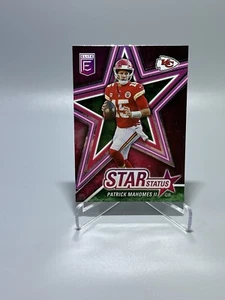 2022 Panini Donruss Elite Patrick Mahomes II Star Status Pink #SS1 Chiefs - Picture 1 of 2