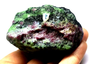 Rubí natural certificado sin tratar en piedra preciosa suelta rosa verde zoisita 691,95 quilates - Imagen 1 de 7