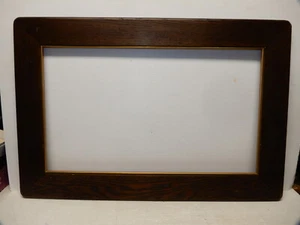 ANTIQUE MISSION OAK ARTS AND CRAFTS PICTURE FRAME CA. 1910 30X20 - Picture 1 of 7