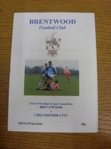 23/03/2004 Brentwood v Chelmsford City [Floodlight Competition] . Any faults wit - Picture 1 of 1