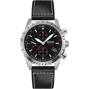 HUGO BOSS MENS AERO SPORT WATCH HB1513770 BLACK DIAL - WARRANTY - RRP 429.00 - Picture 1 of 3