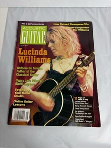 Acoustic Guitar Magazine Aug 2003, Lucinda Williams, 11 Pages Music to Play - Picture 1 of 6