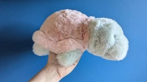 NWOT World's Softest Plush Turtle Pink Shell Mint Green 11" Long Stuffed Animal - Picture 1 of 11
