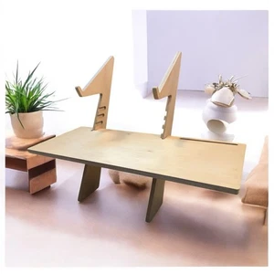 Laptopständer aus Holz für Schreibtisch verstellbar - Bild 1 von 4