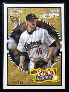 2008 Upper Deck Baseball Heroes J.R. Towles RC /299 - Picture 1 of 2