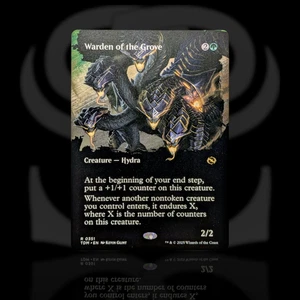 Warden of the Grove -Borderless Alt- Rare Hydra Creature - Tarkir: Dragonstorm - Bild 1 von 2