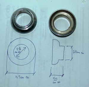 Pair Glasses Fork Motorcycles - Picture 1 of 1