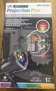 LightShow LED Projection Plus Whirl a Motion Static Witch w/Moon *PRIORITY MAIL - Picture 1 of 6