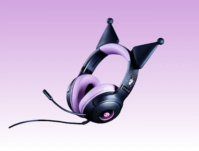 Razer x Sanrio Kuromi Kraken V2 Wired Headset Headphone Limited Edition - Image 1 of 4