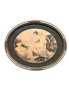 Cote Bernart Art Deco "Französische Puppen" Druck Vintage 20er Boudoir Wandbild  - Bild 1 von 4