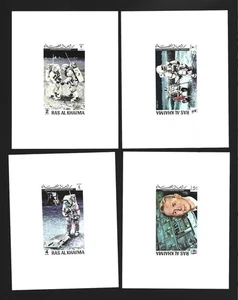 Ras al-Khai | UAE Space DELUXE PROOF Sheets VF-NH - Imagen 1 de 1