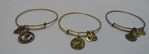 ALEX & ANI CHARM-ANHÄNGER ARMBAND-KREUZFAHRTSCHIFF-MOTIV-MUSCHEL-ANKER-SCHIFF 5" - Bild 1 von 6