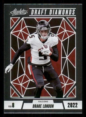 2024 Absolute Draft Diamonds #20 Drake London - Image 1 of 2