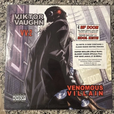 Viktor Vaughn / (VV 2) Venomous Villain винил MF DOOM ЧИСТОЕ РАДИО ОТРЕДАКТИРОВАННЫЕ ТРЕКИ - Изображение 1 из 4