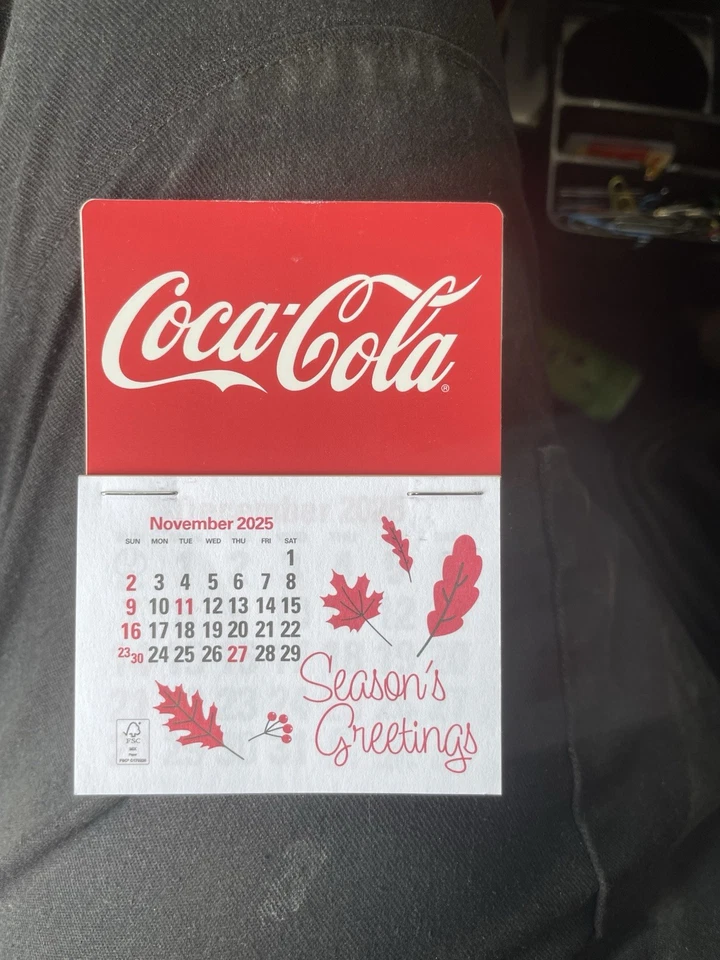 Новый 2026 красный Coke приборной панели календарь - Изображение 1 из 1