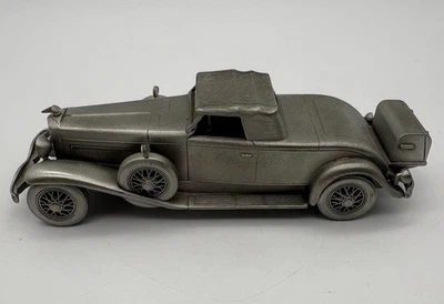 Coche modelo Duesenberg SJ vintage Danbury como nuevo 1934 peltre coleccionable Foto 1 de 4