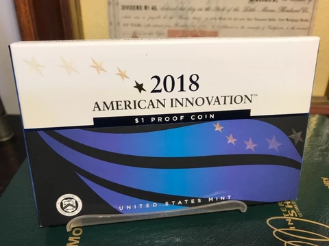 2018 American Innovation $1 Proof Coin 1st in Series George Washington Cover